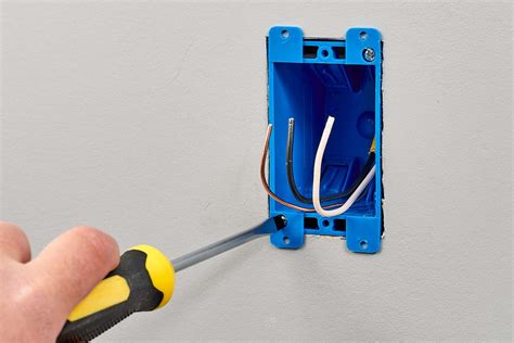 how to install electrical box in sheetrock|installing old work electrical box.